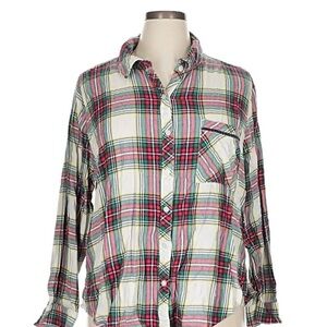 Aerie medium Plaid Button-Up Shirt